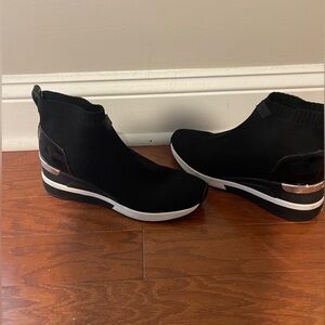 Michael Kors Skyler stretch knit sneaker booties